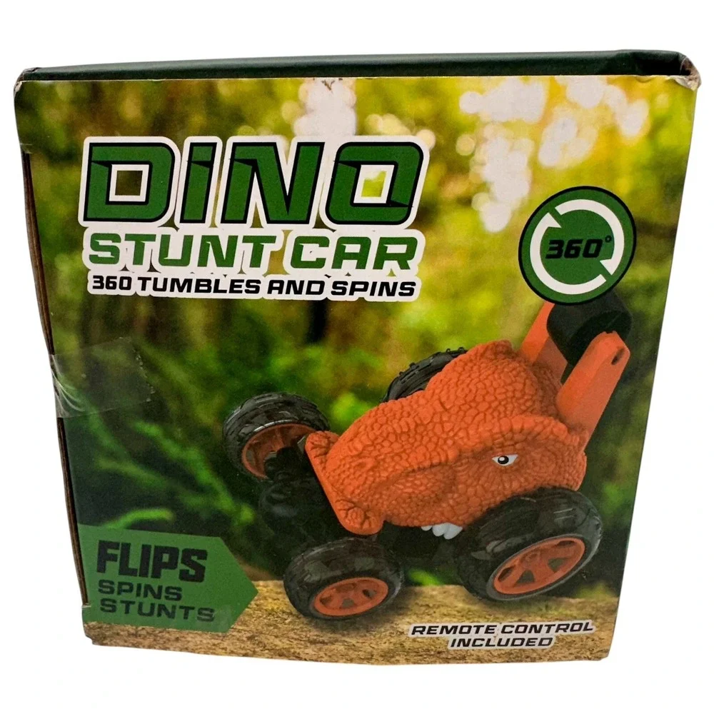 Dinosaur Car Toy Light-up Spraying Dino Truck 360 Degrees Rotating Stunt Car,BH‎